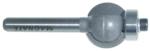 MAGNATE 2423 Shallow Flute Router Bit - 1/2" Flute Height; 1/4" Shank Diameter; 1-1/2" Shank Length; 7/8" Overall Diameter; BR-03 Bearing; 2-Flute Carbide Tipped