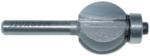MAGNATE 2425 Shallow Flute Router Bit - 3/4" Flute Height; 1/4" Shank Diameter; 1-1/2" Shank Length; 1" Overall Diameter; BR-03 Bearing; 2-Flute Carbide Tipped