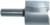 MAGNATE 243 Straight 1/2" Shank Diameter Router Bit - 1-1/2" Cutting Diameter; 1-1/2" Cutting Length; 1-1/2" Shank Length; 3" Overall Length; 2-Flute Carbide Tipped, Non-Plunging