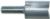 MAGNATE 244 Straight 1/2" Shank Diameter Router Bit - 1-1/8" Cutting Diameter; 1-1/2" Cutting Length; 1-1/2" Shank Length; 3" Overall Length; 2-Flute Carbide Tipped, Non-Plunging