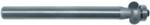 MAGNATE 2453 Shallow Flute Extended Shank Router Bit - 3/8" Flute Height; 1/2" Shank Diameter; 5" Shank Length; 7/8" Overall Diameter; BR-05 Bearing; 2-Flute Carbide Tipped
