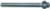 MAGNATE 2455 Shallow Flute Extended Shank Router Bit - 1/2" Flute Height; 1/2" Shank Diameter; 5" Shank Length; 7/8" Overall Diameter; BR-05 Bearing; 2-Flute Carbide Tipped