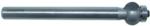 MAGNATE 2455 Shallow Flute Extended Shank Router Bit - 1/2" Flute Height; 1/2" Shank Diameter; 5" Shank Length; 7/8" Overall Diameter; BR-05 Bearing; 2-Flute Carbide Tipped