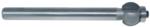 Magnate 2456 Shallow Flute Extended Shank Router Bit - 5/8" Flute Height; 1/2" Shank Diameter; 5" Shank Length; 15/16" Overall Diameter; BR-05 Bearing