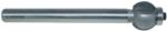 MAGNATE 2457 Shallow Flute Extended Shank Router Bit - 3/4" Flute Height; 1/2" Shank Diameter; 5" Shank Length; 1" Overall Diameter; BR-05 Bearing; 2-Flute Carbide Tipped