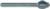MAGNATE 2459 Shallow Flute Extended Shank Router Bit - 1" Flute Height; 1/2" Shank Diameter; 5" Shank Length; 1" Overall Diameter; BR-05 Bearing; 2-Flute Carbide Tipped
