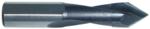 Magnate 2487 Thru-Bore Boring Bit, 10mm Shank x 58mm OAL - 14mm Cutting Diameter; Right Rotation, Carbide Tipped 60 Degree V-point, 35mm Cutting Length