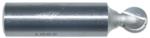 MAGNATE 2501 Plunge Ball End Carbide Tipped Router Bit - 3/8" Cutting Diameter; 3/8" Cutting Length; 1/2" Shank Diameter; 3/16" Radius; 1-1/2" Shank Length; 2-Flute Carbide Tipped