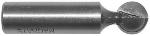 Magnate 2502 Plunge Ball End Carbide Tipped Router Bit - 1/2" Cutting Diameter; 1/2" Cutting Length; 1/2" Shank Diameter; 1/4" Radius; 1-1/2" Shank Length