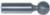Magnate 2503 Plunge Ball End Carbide Tipped Router Bit - 5/8" Cutting Diameter; 5/8" Cutting Length; 1/2" Shank Diameter; 5/16" Radius; 1-1/2" Shank Length