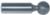 MAGNATE 2503 Plunge Ball End Carbide Tipped Router Bit - 5/8" Cutting Diameter; 5/8" Cutting Length; 1/2" Shank Diameter; 5/16" Radius; 1-1/2" Shank Length; 2-Flute Carbide Tipped