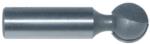MAGNATE 2503 Plunge Ball End Carbide Tipped Router Bit - 5/8" Cutting Diameter; 5/8" Cutting Length; 1/2" Shank Diameter; 5/16" Radius; 1-1/2" Shank Length; 2-Flute Carbide Tipped