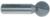 MAGNATE 2504 Plunge Ball End Carbide Tipped Router Bit - 3/4" Cutting Diameter; 3/4" Cutting Length; 1/2" Shank Diameter; 3/8" Radius; 1-1/2" Shank Length; 2-Flute Carbide Tipped