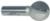 MAGNATE 2506 Plunge Ball End Carbide Tipped Router Bit - 1" Cutting Diameter; 1" Cutting Length; 1/2" Shank Diameter; 1/2" Radius; 1-1/2" Shank Length; 2-Flute Carbide Tipped