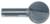 MAGNATE 2508 Plunge Ball End Carbide Tipped Router Bit - 1-1/4" Cutting Diameter; 1-1/4" Cutting Length; 1/2" Shank Diameter; 5/8" Radius; 1-1/2" Shank Length; 2-Flute Carbide Tipped