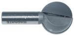MAGNATE 2508 Plunge Ball End Carbide Tipped Router Bit - 1-1/4" Cutting Diameter; 1-1/4" Cutting Length; 1/2" Shank Diameter; 5/8" Radius; 1-1/2" Shank Length; 2-Flute Carbide Tipped