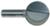MAGNATE 2509 Plunge Ball End Carbide Tipped Router Bit - 1-1/2" Cutting Diameter; 1-1/2" Cutting Length; 1/2" Shank Diameter; 3/4" Radius; 1-1/2" Shank Length; 2-Flute Carbide Tipped