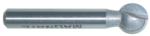 MAGNATE 2521 Plunge Ball End Carbide Tipped Router Bit - 3/8" Cutting Diameter; 3/8" Cutting Length; 1/4" Shank Diameter; 3/16" Radius; 1-1/4" Shank Length; 2-Flute Carbide Tipped