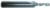 Magnate 2561 O-Flute 1 Flute Polished Up-Cut Spiral Router Bit - 1/8" Cutting Diameter; 1/2" Cutting Length; 1/4" Shank Diameter; 2" Overall Length; Solid Carbide, For Hard Plastics and Solid Surface