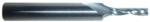 Magnate 2561 O-Flute 1 Flute Polished Up-Cut Spiral Router Bit - 1/8" Cutting Diameter; 1/2" Cutting Length; 1/4" Shank Diameter; 2" Overall Length