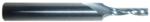 Magnate 2561 O-Flute 1 Flute Polished Up-Cut Spiral Router Bit - 1/8" Cutting Diameter; 1/2" Cutting Length; 1/4" Shank Diameter; 2" Overall Length; Solid Carbide, For Hard Plastics and Solid Surface