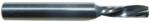 Magnate 2583 O-Flute 1 Flute Polished Down-Cut Spiral Router Bit - 3/16" Cutting Diameter; 5/8" Cutting Length; 1/4" Shank Diameter; 2" Overall Length; Solid Carbide, For Hard Plastics and Solid Surface