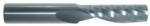 Magnate 2658 O-Flute 1 Flute Polished Up-Cut Spiral Router Bit - 1/2" Cutting Diameter; 1-5/8" Cutting Length; 1/2" Shank Diameter; 3-1/2" Overall Length; Solid Carbide, For Soft Plastics, Aluminum and Solid Surface
