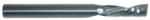 Magnate 2665 O-Flute 1 Flute Polished Down-Cut Spiral Router Bit - 1/4" Cutting Diameter; 3/4" Cutting Length; 1/4" Shank Diameter; 2-1/2" Overall Length