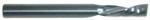 Magnate 2665 O-Flute 1 Flute Polished Down-Cut Spiral Router Bit - 1/4" Cutting Diameter; 3/4" Cutting Length; 1/4" Shank Diameter; 2-1/2" Overall Length; Solid Carbide, For Soft Plastics, Aluminum and Solid Surface