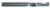 Magnate 2667 O-Flute 1 Flute Polished Down-Cut Spiral Router Bit - 1/4" Cutting Diameter; 1-1/4" Cutting Length; 1/4" Shank Diameter; 3" Overall Length; Solid Carbide, For Soft Plastics, Aluminum and Solid Surface