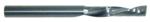 Magnate 2667 O-Flute 1 Flute Polished Down-Cut Spiral Router Bit - 1/4" Cutting Diameter; 1-1/4" Cutting Length; 1/4" Shank Diameter; 3" Overall Length; Solid Carbide, For Soft Plastics, Aluminum and Solid Surface