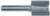 MAGNATE 267 Straight Plunge Router Bit - 5/8" Cutting Diameter; 3/4" Cutting Length; 1/4" Shank Diameter; 1-1/4" Shank Length; 2-Flute Carbide Tipped