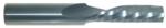 Magnate 2674 O-Flute 1 Flute Polished Down-Cut Spiral Router Bit - 3/8" Cutting Diameter; 1-1/8" Cutting Length; 3/8" Shank Diameter; 3" Overall Length; Solid Carbide, For Soft Plastics, Aluminum and Solid Surface