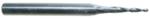 MAGNATE 2681 3 Flute Tapered Ball Nose Spiral Router Bit - 1/16" Cutting Diameter; 3 Degree; 3/4" Cutting Height; 1/4" Shank Diameter; 3" Overall Length; Solid Carbide, UP-Cut