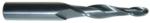 MAGNATE 2687 3 Flute Tapered Ball Nose Spiral Router Bit - 1/4" Cutting Diameter; 3 Degree; 2" Cutting Height; 1/2" Shank Diameter; 4" Overall Length; Solid Carbide, UP-Cut