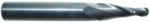 Magnate 2688 3 Flute Tapered Ball Nose Spiral Router Bit - 1/4" Cutting Diameter; 5 Degree; 1-3/8" Cutting Height; 1/2" Shank Diameter; 4" Overall Length