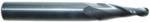 MAGNATE 2688 3 Flute Tapered Ball Nose Spiral Router Bit - 1/4" Cutting Diameter; 5 Degree; 1-3/8" Cutting Height; 1/2" Shank Diameter; 4" Overall Length; Solid Carbide, UP-Cut