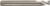 Magnate 2697 O-Flute Spiral Up-Cut Edge Rounding Router Bit, 1/4" Shank Diameter 1 Flute - 9/32" Opening; .163" Small Diameter; 3/8" Cutting Length; 1/4" Radius; 2-1/2" Overall Length