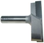 MAGNATE 2709 Surface Planing (Bottom Cleaning) Router Bit - 3" Cutting Diameter; 1/2" Shank Diameter; 15/32" Cutting Length; 2" Shank Length; 2-Flute Carbide Tipped