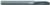 Magnate 2776 Carving Pod Bits - Left Hand Rotation; 1" Cutting Length; 1/4" Shank Diameter; 1/4" Cutting Diameter