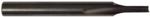 Magnate 2821 O-Flute 1 Flute Straight Polished Router bit, Left-Hand - 1/8" Cutting Diameter; 3/8" Cutting Length; 1/4" Shank Diameter; 2-1/2" Overall Length; Solid Carbide, For Hard and Soft Plastics