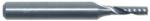 Magnate 2881 O-Flute 1 Flute Up-Cut Spiral Router Bit - 1/8" Cutting Diameter; 1/2" Cutting Length; 1/4" Shank Diameter; 2" Overall Length; Solid Carbide For Rigid Plastic, Acrylics, Nylons, Solid Surface, Aluminum and Type I Foams