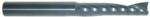 Magnate 2885 O-Flute 1 Flute Up-Cut Spiral Router Bit - 3/8" Cutting Diameter; 1-5/8" Cutting Length; 3/8" Shank Diameter; 3-1/2" Overall Length; Solid Carbide For Rigid Plastic, Acrylics, Nylons, Solid Surface, Aluminum and Type I Foams