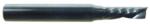 Magnate 2892 O-Flute 1 Flute Down-Cut Spiral Router Bit - 3/16" Cutting Diameter; 5/8" Cutting Length; 1/4" Shank Diameter; 2" Overall Length; Solid Carbide For Rigid Plastic, Acrylics, Nylons, Solid Surface, Aluminum and Type I Foams