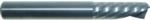 Magnate 2897 O-Flute 1 Flute Down-Cut Spiral Router Bit - 1/4" Cutting Diameter; 1" Cutting Length; 1/4" Shank Diameter; 2-1/2" Overall Length; Solid Carbide For Rigid Plastic, Acrylics, Nylons, Solid Surface, Aluminum and Type I Foams