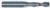 MAGNATE 2903 2 Flute Spiral Up-Cut Left-Hand Router Bit - 3/16" Cutting Diameter; 3/4" Cutting Length; 1/4" Shank Diameter; 2" Overall Length; Solid Carbide