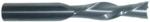MAGNATE 2910 2 Flute Spiral Up-Cut Left-Hand Router Bit - 1/2" Cutting Diameter; 1-5/8" Cutting Length; 1/2" Shank Diameter; 3-1/2" Overall Length; Solid Carbide