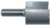 MAGNATE 293 Straight Plunge Router Bit - 1-1/2" Cutting Diameter; 1-1/2" Cutting Length; 1/2" Shank Diameter; 1-1/2" Shank Length; 2-Flute Carbide Tipped