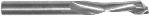 MAGNATE 2931 1 Flute Compression Spiral Left Hand Router Bit - 1/4" Cutting Diameter; 1" Cutting Length; 1/4" Shank Diameter; 2-1/2" Overall Length; 1+1 Up-Down, Solid Carbide