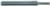 Magnate 2941 O-Flute 2 Flute Straight Router bit - 1/8" Cutting Diameter; 1/2" Cutting Length; 1/4" Shank Diameter; 2" Overall Length; Solid Carbide, For Medium Plastic